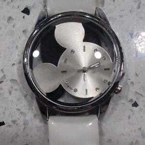Source Unknown Silver and White Women's Watch